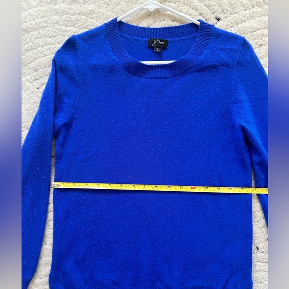 J. Crew Cashmere Crewneck in Blue| Size: Small - Picture 8 of 12